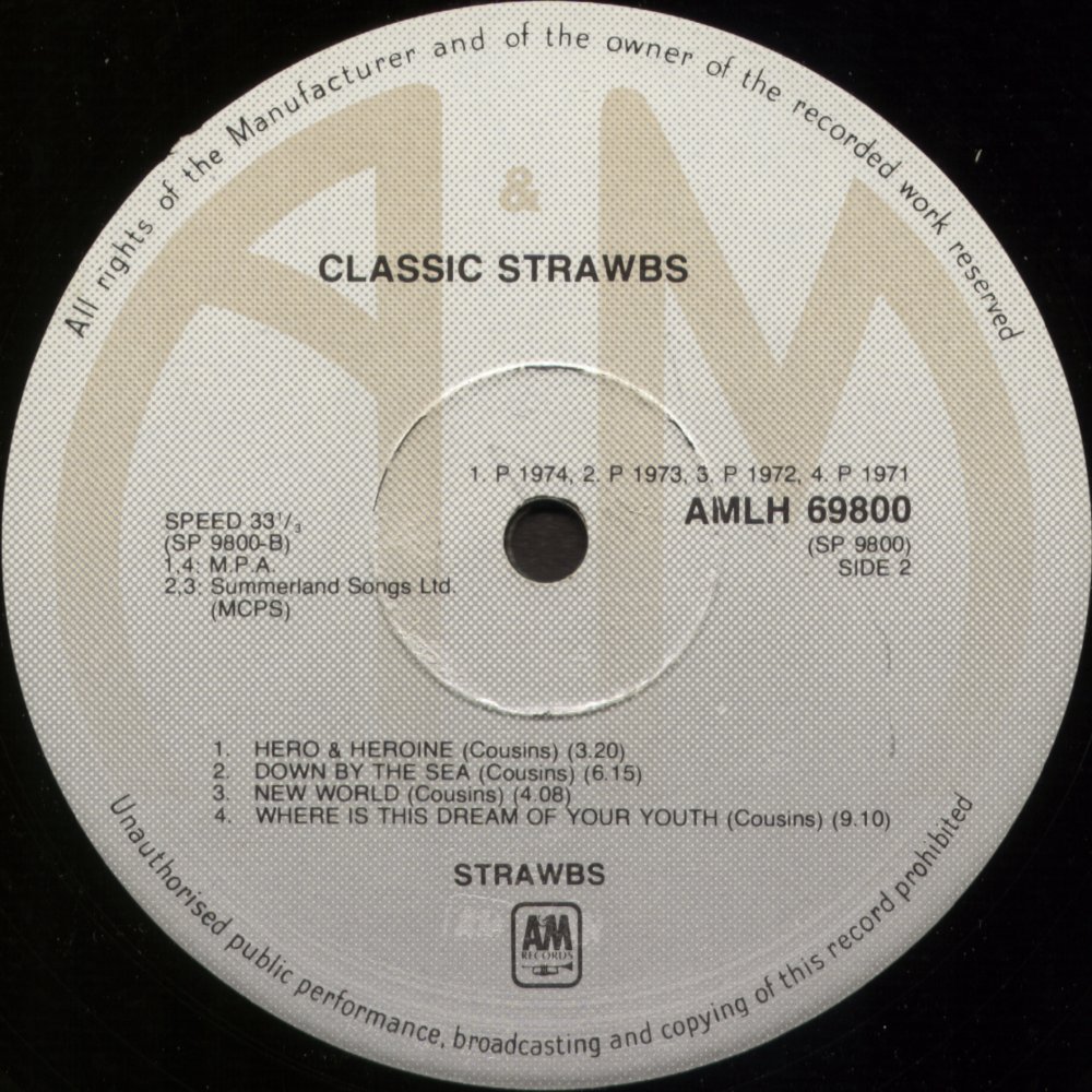 Classic Strawbs SA side 2